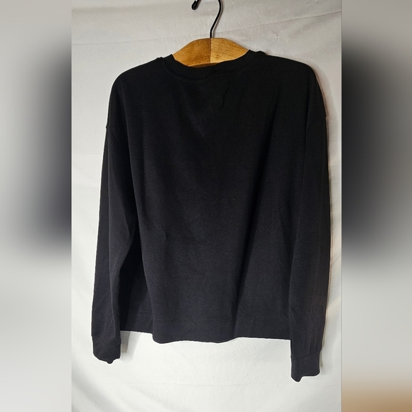 Ted Baker Zerah "Cheers" Embellished Graphic Sweatshirt Black Size L - Picture 9 of 14